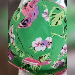 Mary-Kate and Ashley Green Floral Hat